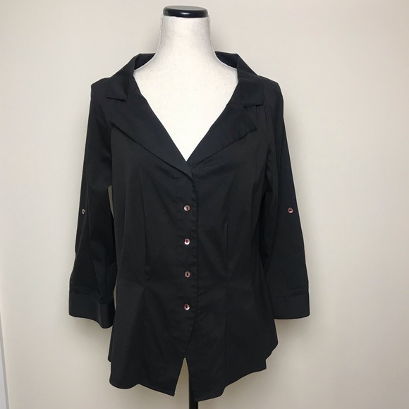 Lafayette 148 Button Up Blouse - Picture 1 of 6